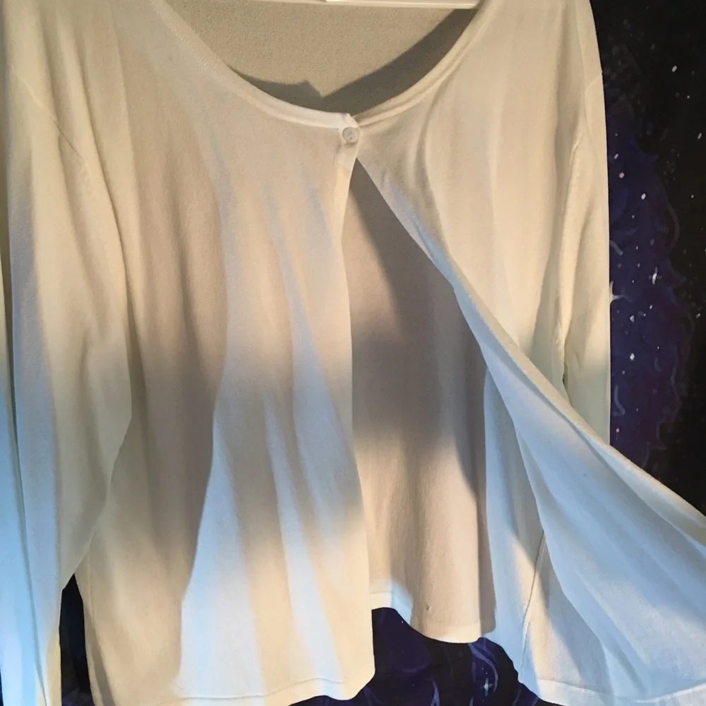 Coldwater Creek Sweater Coverup - Picture 2 of 4